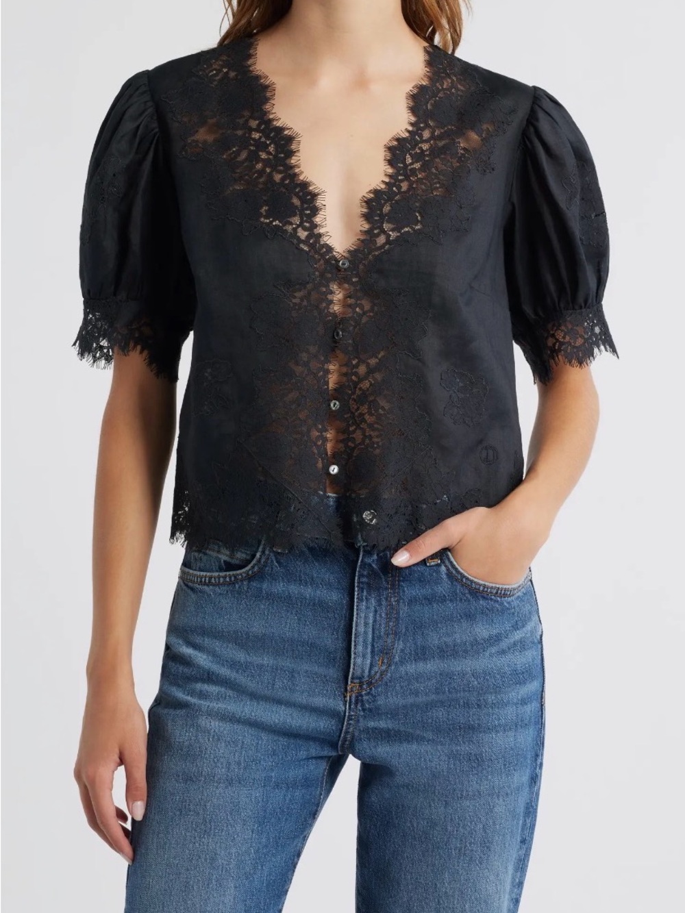 Dôen lace blouse xs